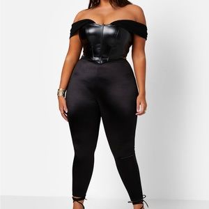 Rebdolls 2X Two Piece Faux Leather Set